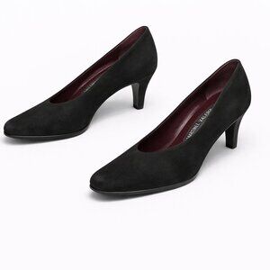 MARTINEZ VALERO Leather Suede Pump Heels Shoes 8AA